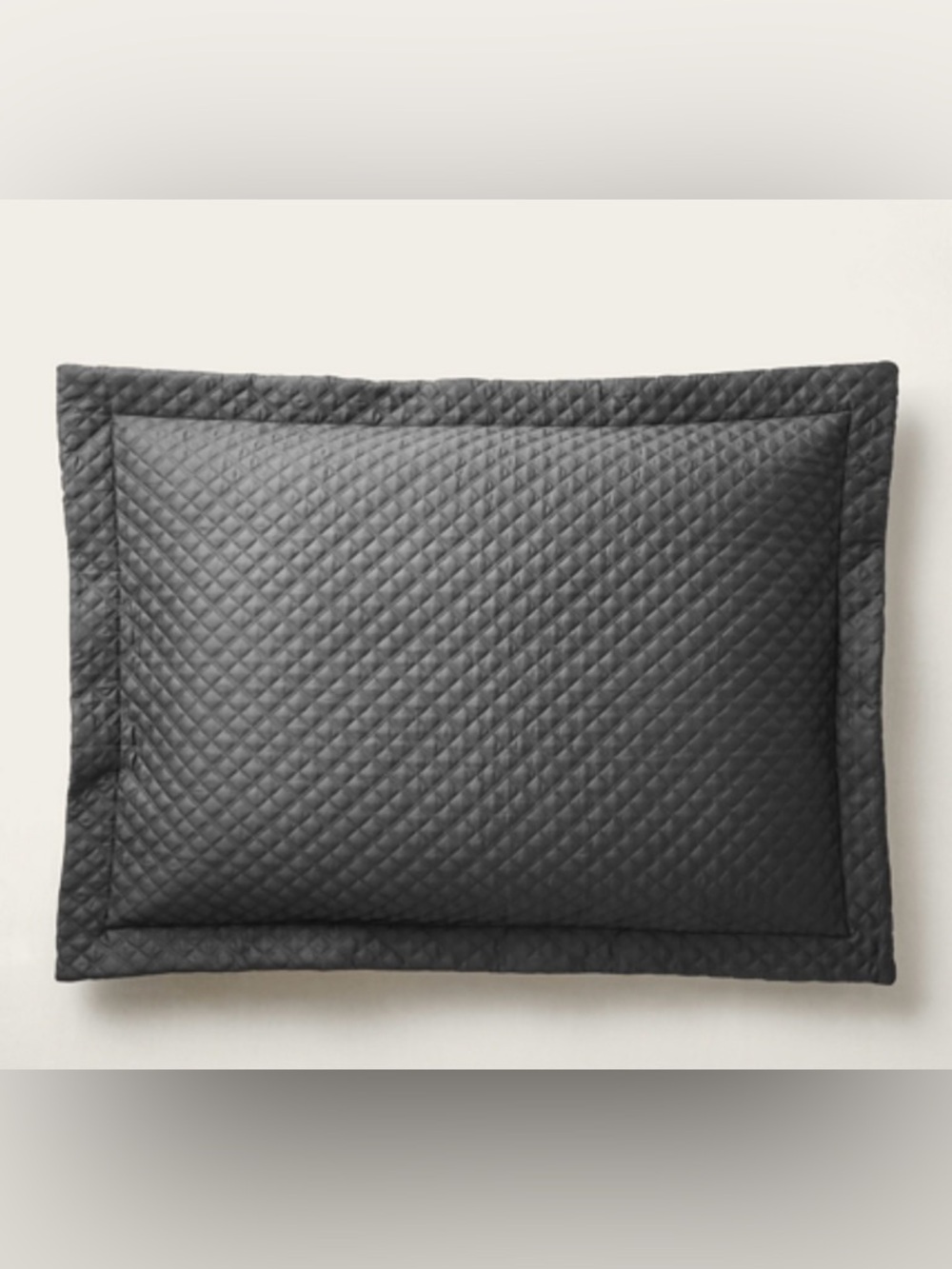 NWT Ralph Lauren Luxury Organic Cotton Argyle 2 European Sham Pillow Covers Set